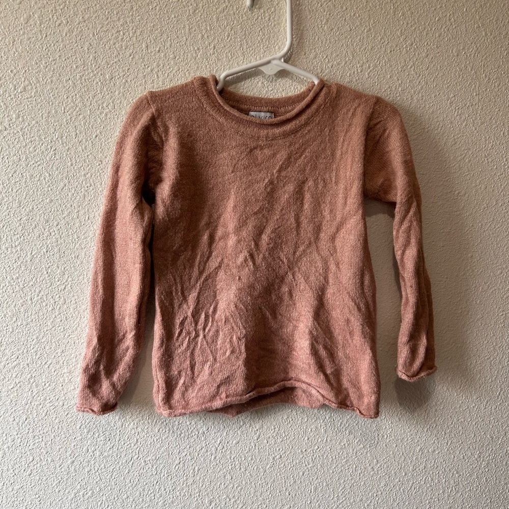 Kids' Cozy Pink Sweater